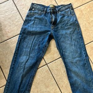 Wrangler Jeans Mens Blue Boot Cut Low Rise Slim Western